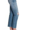 ONLY Zia HW Kick Flared Cropped Blue Jeans