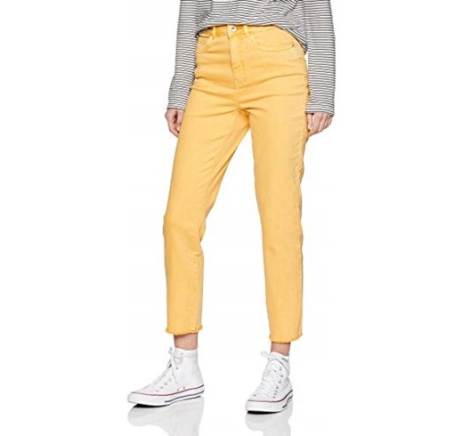 Only Emily straight coloured denim jeans yolk yellow