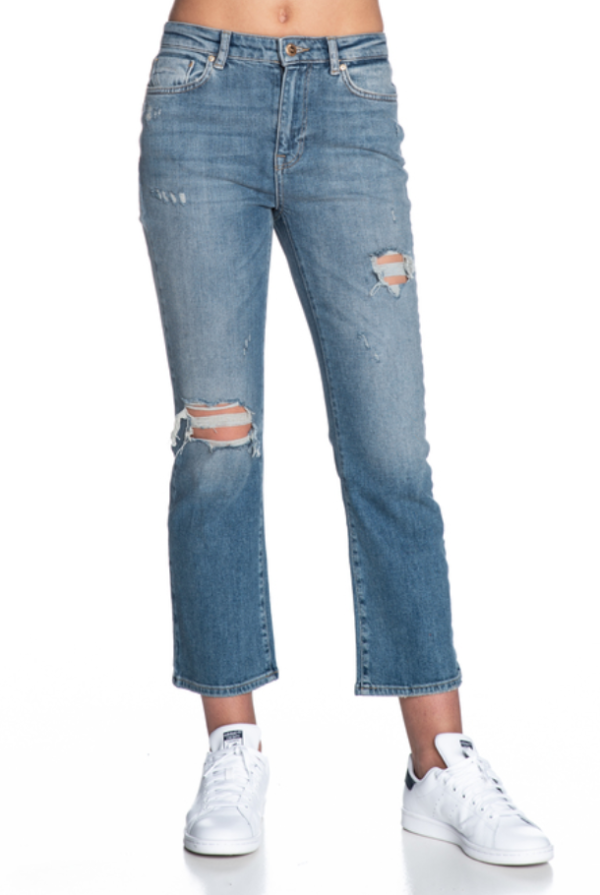 ONLY zia HWKICK FLARED CROPPED JEANS