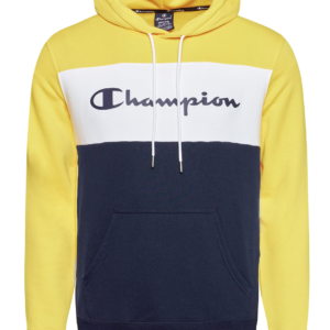 Champion Felpa Color Block Uomo Con Cappuccio Colore giallo 216196